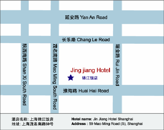 『錦江飯店』地図